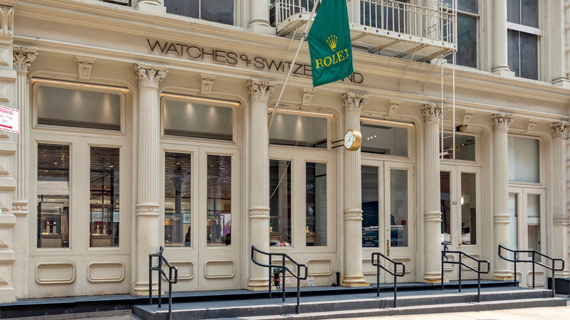 watches of switzerland Soho store front