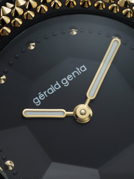 Gentissima Oursin 36 Black Titanium | 36mm, DLC coated grade 5 titanium and yellow gold, Women's Watch