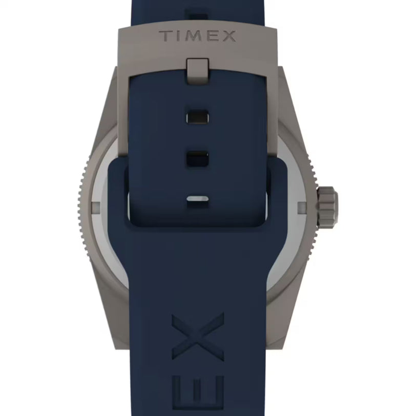 Deepwater Reef 200 GMT | 41mm, Stainless Steel and Blue Rubber Strap, Men's Watch