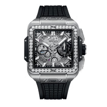 Square Bang Unico Titanium Diamonds | 42mm, Titanium, Rubber, Grey Dial
