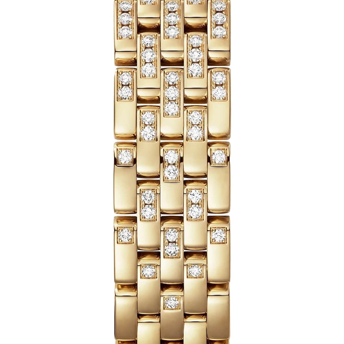 Close up of the strap of Panthère De Cartier Watch