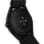 Close-up of the back of the TAG Heuer Connected Calibre E4 Porsche Edition, showcasing its sensor, TAG Heuer branding, and water resistance info.