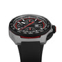 The TAG Heuer Formula 1 Chronograph features a bold black and silver design with red accents, a black rubber strap, and showcases the brands strong motorsport heritage.