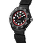 The TAG Heuer Formula 1 Solargraph watch features a black band, red accents, and bold white markers on its dial.