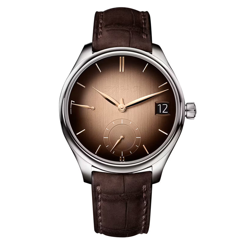 Endeavour Perpetual Calendar Smoked Salmon | 42mm, 18K White Gold, Men's Watch