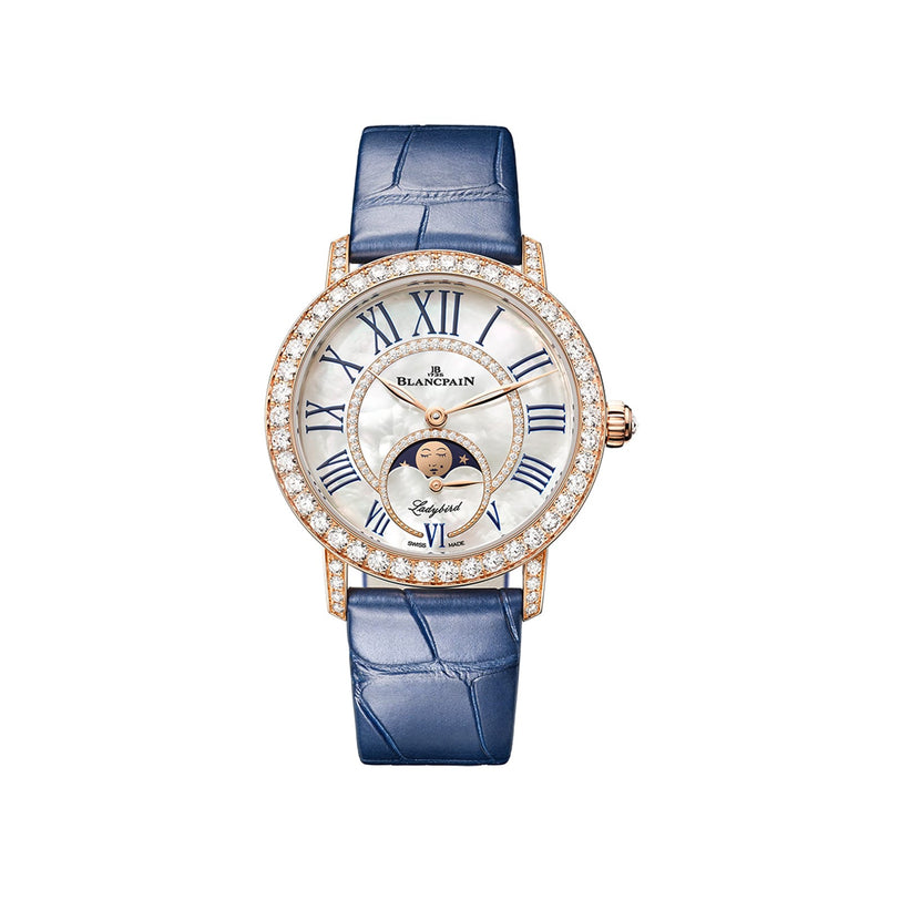 Blancpain Ladybird 3662-2954-55A front on white background