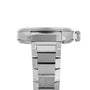 Side view of the Oris ProPilot X Calibre 400, featuring its titanium case, bezel, crown, and part of the bracelet—highlighting its aviation-inspired design against a white background.