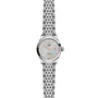 A TUDOR 1926 ladies wristwatch features a stainless steel bracelet, self-winding mechanical movement, silver patterned dial, and gold hour markers, shown on a white background.