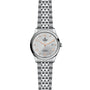 A TUDOR 1926 wristwatch in silver features a metal link bracelet, white textured dial, gold-tone numerals and hands, date window at 3 oclock, and self-winding mechanical movement.