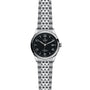 The TUDOR 1926 is a stainless steel wristwatch with a black dial, silver hour markers, date at 3 o’clock, and a metal bracelet—an elegant option for fans of mechanical watches.