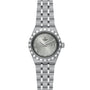 The TUDOR Royal is a stainless steel wristwatch featuring a silver dial, Roman numerals, date at 3 o’clock, and a classic link bracelet—an icon of sport-chic style.