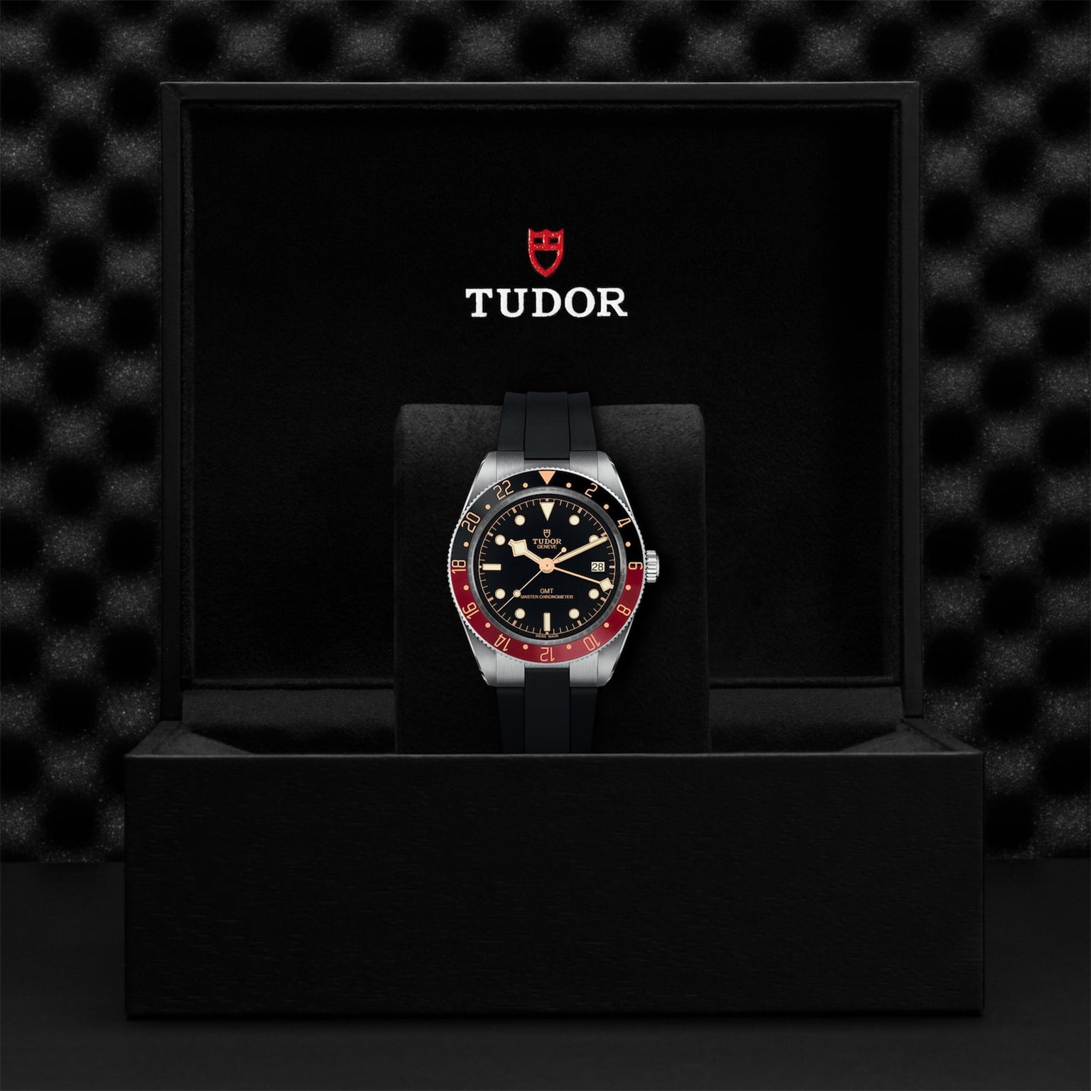 The Black Bay 58 GMT in a black TUDOR watch