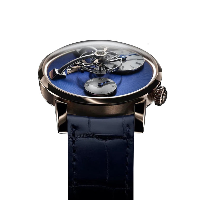 Legacy Machine LM101 Red Gold Blue | 40mm, Rose Gold, Men's Watch