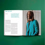 HODINKEE Magazine, Volume 11 by Hodinkee features an article about Jimmy Butler on the left page and his portrait in a teal suit against a green background on the right.
