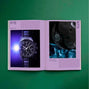 HODINKEE Magazine, Volume 11 by Hodinkee features two-page spreads of wristwatches in space-inspired settings on green backgrounds—a premium print journal for watch enthusiasts.