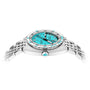 Side view of the DOXA SUB 250T GMT Aquamarine