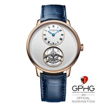 Ultrathin Tourbillon Red Gold | 41.5mm, 18K Rose Gold, Alligator Leather, White Dial