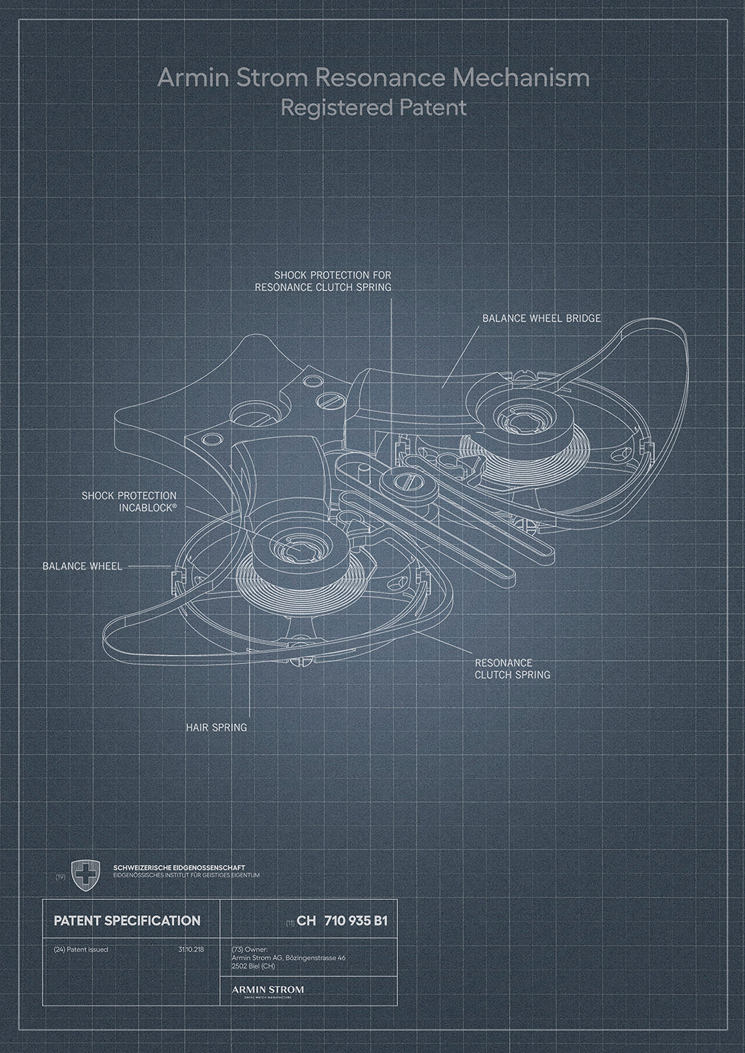 Mirrored Force Resonance First Edition Patent Blueprint