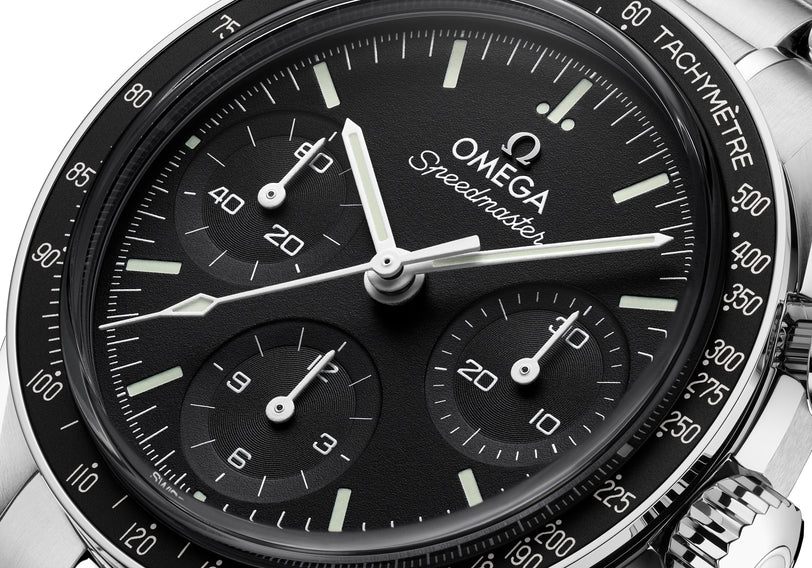 Speedmaster 38 Black | 38mm, Stainless Steel, Men's Watch