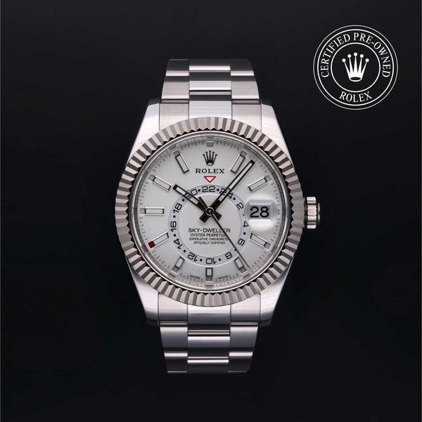 Rolex Certified Pre-owned Sea-Dweller M326934-0001 front on black background