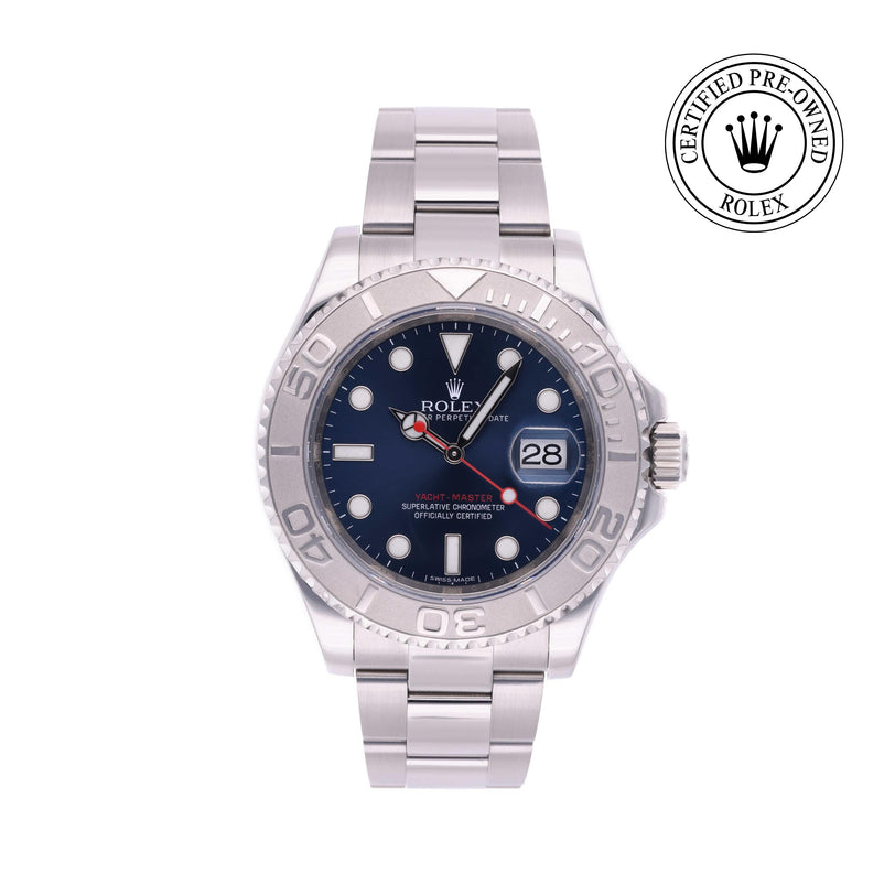 Rolex Certified Pre-owned Yacht-Master M116622-0001 front on white background