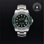 Rolex Certified Pre-owned Submariner Date M116610LV-0002 front on black background