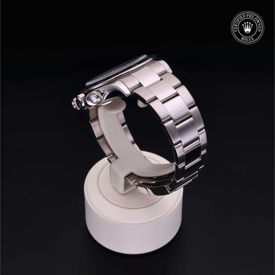 Rolex Certified Pre-owned Daytona M116509-0013 front on black background