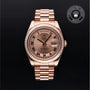 Rolex Certified Pre-owned Day-date Ii M218235-0001 front on black background