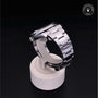 Rolex Certified Pre-owned Datejust M126300-0003 front on black background