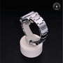 Rolex Certified Pre-owned Air-King M114200-0004 front on black background