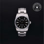 Rolex Certified Pre-owned Oyster Perpetual M124200-0002 front on black background