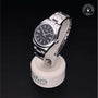 Rolex Certified Pre-owned Oyster Perpetual M124200-0002 front on black background