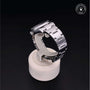 Rolex Certified Pre-owned Oyster Perpetual M124200-0002 front on black background