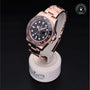 Rolex Certified Pre-owned GMT II M126715CHNR-0001 front on black background