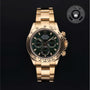 Rolex Certified Pre-owned Daytona M116508-0007 front on black background