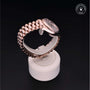 Rolex Certified Pre-owned Lady Datejust M278275-0009 front on black background