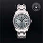 Rolex Certified Pre-owned Pearlmaster Day-Date M18956BR-0018 front on black background
