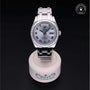 Rolex Certified Pre-owned Pearlmaster Day-Date M18956BR-0018 front on black background