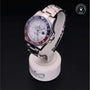 Rolex Certified Pre-owned GMT II M126719BLRO-0002 front on black background