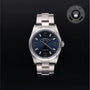 Rolex Certified Pre-owned Air-King M14000M-0010 front on black background