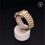 Rolex Certified Pre-owned Day-date M118398BR-0029 front on black background