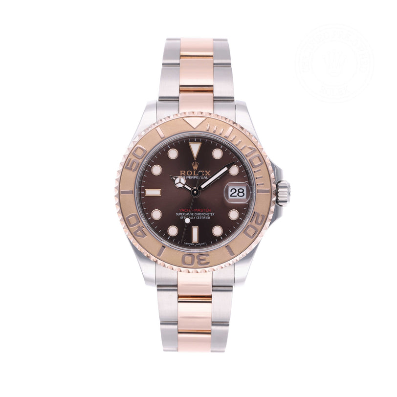 Rolex Certified Pre-owned Yacht-Master M268621-0003 front on white background