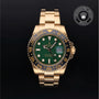 Rolex Certified Pre-owned GMT II M116718LN-0002 front on black background