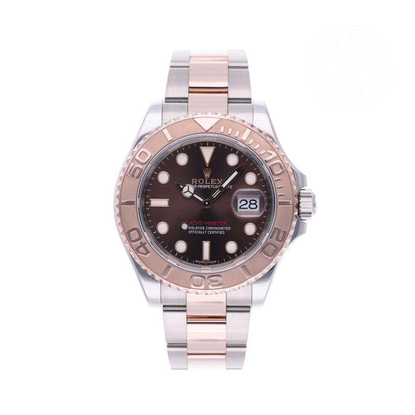 Rolex Certified Pre-owned Yacht-Master M116621-0001 front on white background