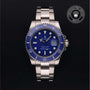 Rolex Certified Pre-owned Submariner Date M116619LB-0001 front on black background