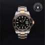 Rolex Certified Pre-owned Submariner Date M116613LN-0003 front on black background