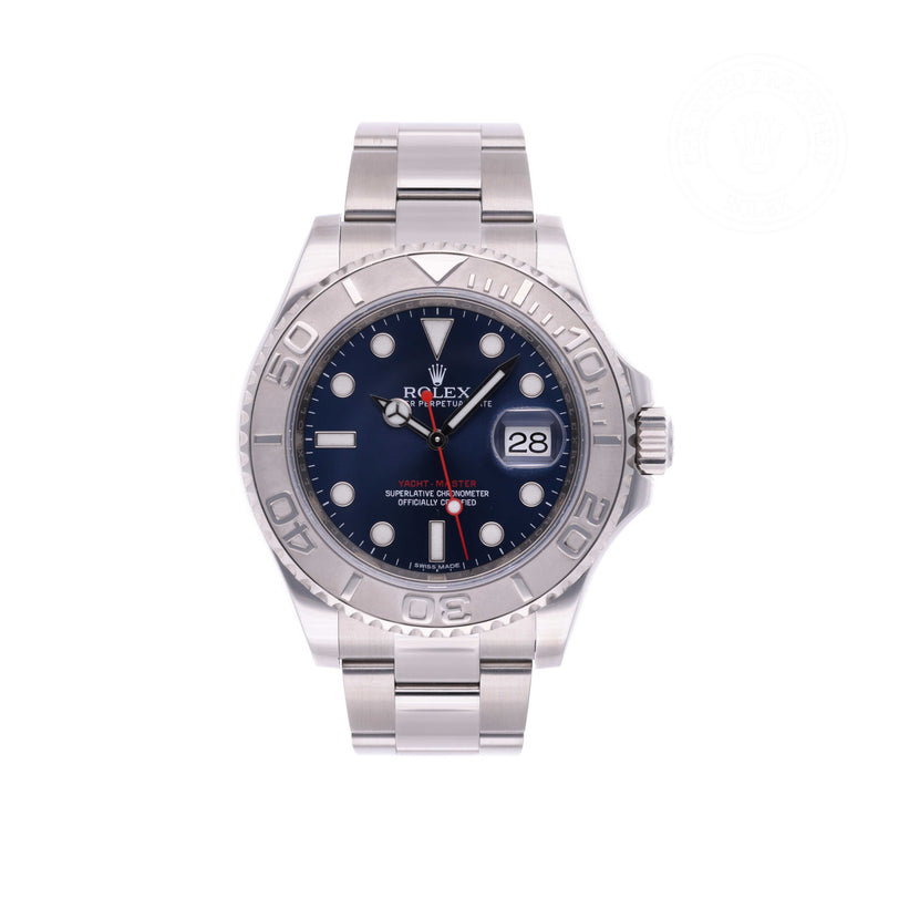 Rolex Certified Pre-owned Yacht-Master M116622-0001 front on white background