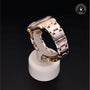 Rolex Certified Pre-owned Pearlmaster Day-Date M18948-0025 front on black background
