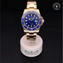 Rolex Certified Pre-owned Submariner M116618LB-0001 front on black background