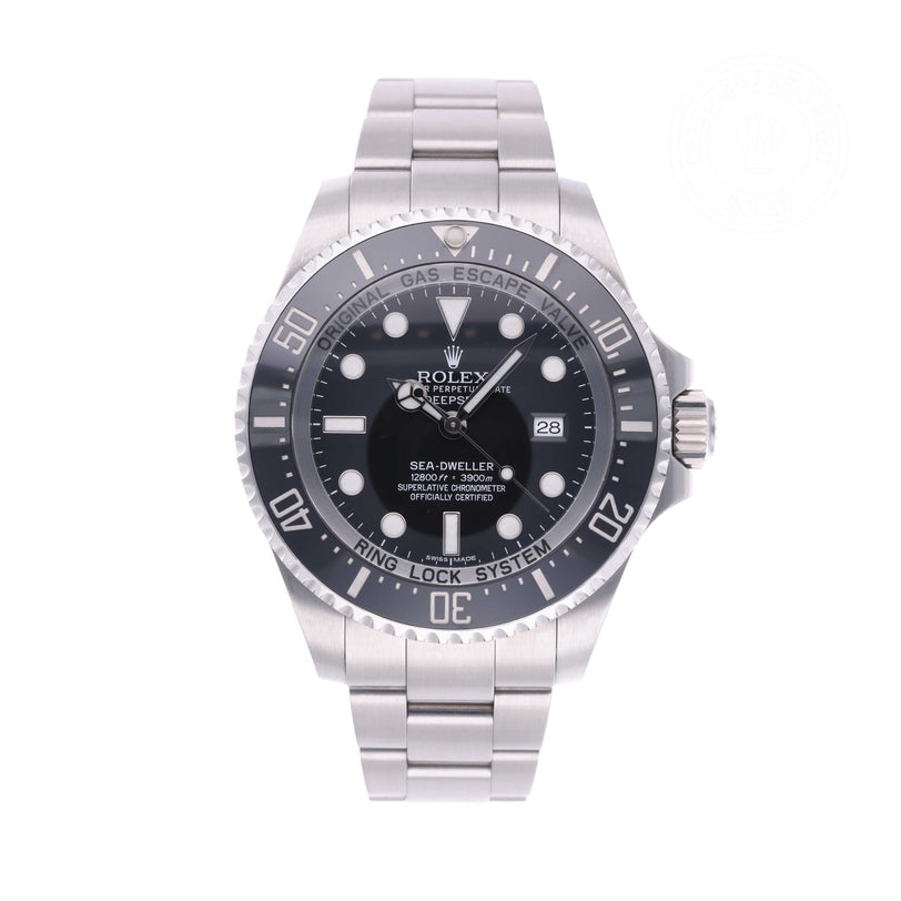 Rolex Certified Pre-owned Deep Sea M116660-0001 front on white background